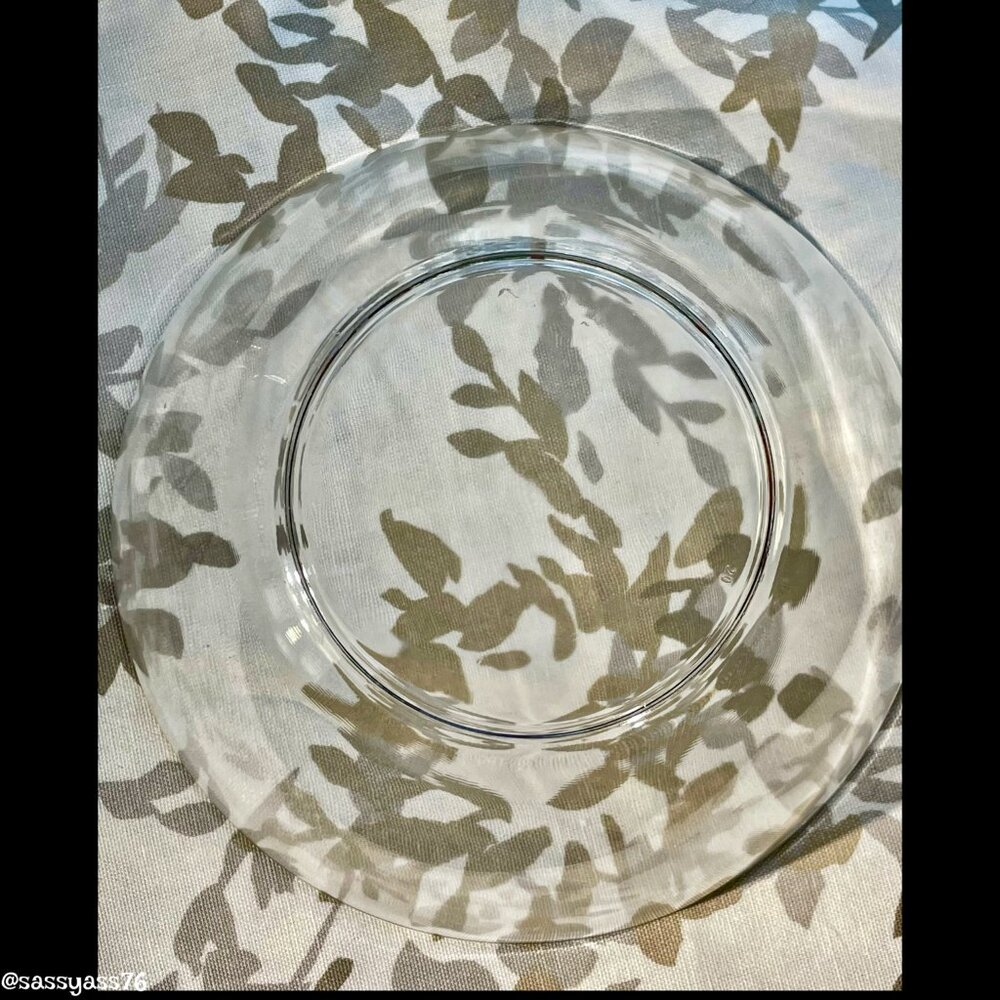▪️VTG▪️GLCOLOC FRANCE▪️3-Piece Clear Glass & Metal Chip & Dip Set - Picture 5 of 8